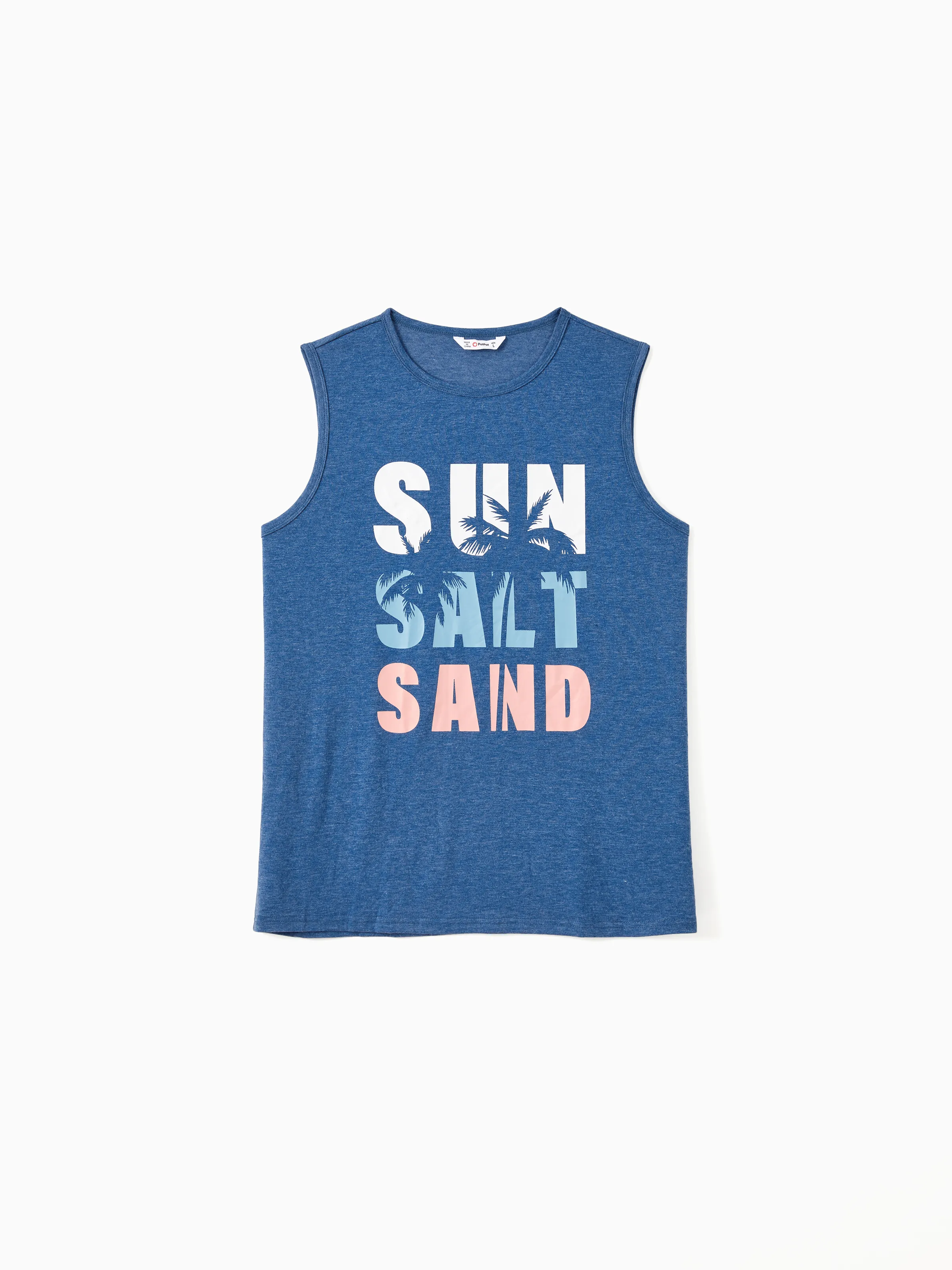 Family Matching Sets Blue Tank Top or Flowy A-Line Tank Dress with Pockets Blue - Image 24